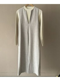 【SALE／50%OFF】ニットSETジャンスカ DOUX ARCHIVES ドゥアルシーヴ ワンピース・ドレス その他のワンピース・ドレス ブラウン グレー【RBA_E】【送料無料】[Rakuten Fashion]