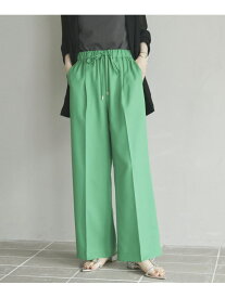 【SALE／60%OFF】センタープレスイージーパンツ DOUX ARCHIVES ドゥアルシーヴ パンツ その他のパンツ グリーン ブラウン イエロー【RBA_E】[Rakuten Fashion]