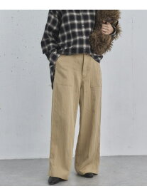 【SALE／70%OFF】【セットアップ対応】ワイドベイカーパンツ DOUX ARCHIVES ドゥアルシーヴ パンツ その他のパンツ ワインレッド ベージュ ブラウン【RBA_E】[Rakuten Fashion]