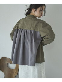【SALE／40%OFF】バックギャザーミドルMA-1 DOUX ARCHIVES ドゥアルシーヴ ジャケット・アウター ブルゾン・ジャンパー カーキグリーン ホワイト グリーン【RBA_E】【送料無料】[Rakuten Fashion]