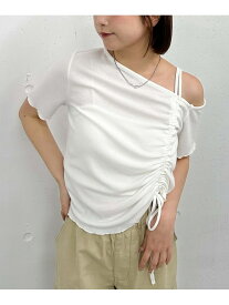【SALE／50%OFF】ドロストワンショルカット archives アルシーヴ トップス カットソー・Tシャツ イエロー ブラック グレー ホワイト【RBA_E】[Rakuten Fashion]