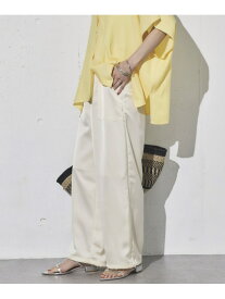 【SALE／60%OFF】'サテンパラシュートパンツ' DOUX ARCHIVES ドゥアルシーヴ パンツ その他のパンツ ホワイト【RBA_E】【送料無料】[Rakuten Fashion]
