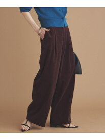【SALE／60%OFF】コーデュロイタックパンツ DOUX ARCHIVES ドゥアルシーヴ パンツ その他のパンツ レッド【RBA_E】【送料無料】[Rakuten Fashion]