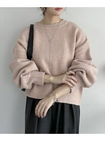 スパンコールショートニットプルオーバー DOUX ARCHIVES ドゥアルシーヴ トップス ニット ピンク ホワイト グリーン【送料無料】[Rakuten Fashion]