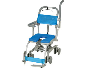 シャワーキャリー 入浴 車椅子 楽チル4輪自在SAL U型シート RT012SAL ウチヱ │ 介護用品 高齢者 お年寄り 老人 シニア 病院 老人ホーム デイサービス 福祉施設 介護施設 入所 入院