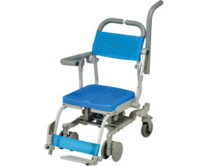 シャワーキャリー 入浴 車椅子 シャワーラク4輪自在SAL 穴無しシート SWR131SAL ウチヱ │ 介護用品 高齢者 お年寄り 老人 シニア 病院 老人ホーム デイサービス 福祉施設 介護施設 入所 入院