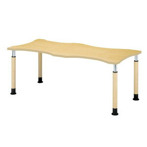 テーブル オフィス 施設 10段階昇降テーブル 変形型 キャスターなし 4R-1890Q オフィス・ラボ | 食堂テーブル 介護テーブル 介護用テーブル 老人ホーム 介護施設テーブル デイサービス ダイニ