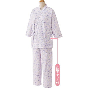 パジャマ レディース 打合せパジャマ(上下セット) M L 38648 ケアファッション │ パジャマ 寝巻き ねまき レディース ミセス 婦人用 女性用 シニア ファッション 愛情介護 介護 衣類 介護衣