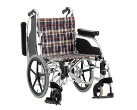 アルミ介助式車椅子 多機能タイプ AR-601（AR-600の後継です）松永製作所 │ 車椅子 介護 車いす 車イス 高齢者 歩行補助 介護用品 背折りたたみ 肘掛跳ね上げ 脚部スイングアウト
