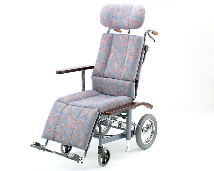 楽天市場】車椅子 スチールフルリクライニング式介助車いす NHR-11 
