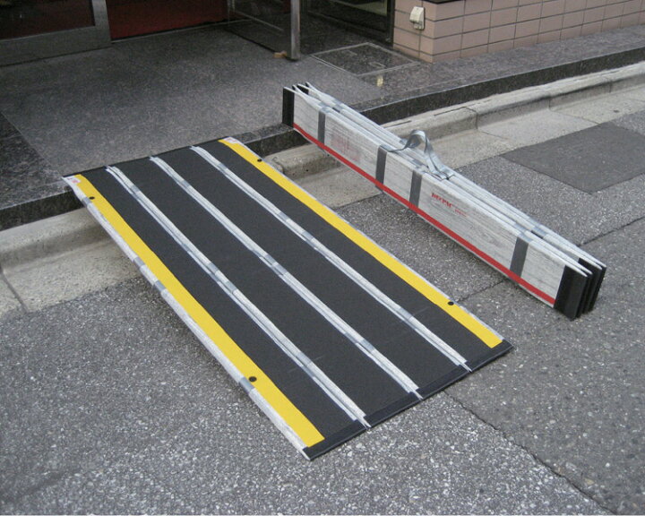 楽天市場】スロープ 段さ デクパック 折りたたみ式軽量スロープ シニア 