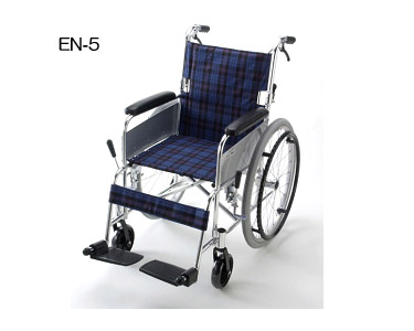 楽天市場】アルミ製自走車椅子 EN-5 クッション付き 【マキライフ