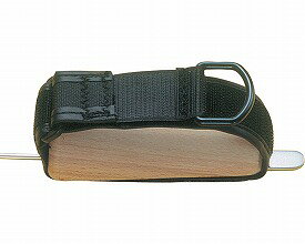 自助具 介護用 万能カフ 木付き革製差込バンド 貫通式 H-2 黒 （幅3.3×長さ11×厚さ2.5cm） 斉藤工業 │ 握力 介護 食事サポート 自助具 オプション 高齢者 介護用品 お年寄り 食事介助 補助 老人 シニア 病院 老人ホーム デイサービス 福祉施設 在宅介護