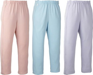 パジャマ 室内着 楽々ロングパンツ(両開きフルオープンタイプ) 5211 S・M・L エンゼル │ 介護 パジャマ ズボン ボトムス 部屋着 高齢者 介護 衣類 介護用品