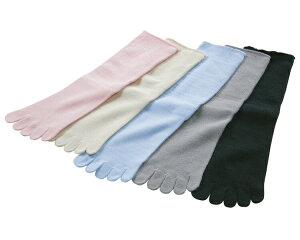 ふんわり5本指ソックス 綿 通年用 男女共用 Lサイズ(24〜25cm) 10足セット パシフィックサプライ │ 介護 靴下 ソックス くつ下 高齢者 シニア ファッション 介護衣類 セット販売 まとめ買い