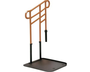 モルテン 住宅改修 ルーツ あがりかまちタイプ 高さH型・片手すり MNTPKH1BR | 手摺り てすり 歩行補助 転倒防止 転倒予防 ささえ 高齢者 福祉 置き型 置き 置く 置くだけ 介護 介護用品 介護
