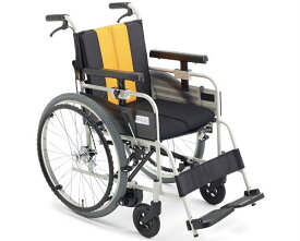 【法人宛送料無料】とまっティシリーズ 自走用車椅子 MBY-47B 標準タイプ ミキ │ 車椅子 自走式 自動ブレーキ とまっティ ノンバックブレーキシステム搭載 標準タイプ エアタイヤ仕様 折り畳み可能 クッション付 耐荷重100kg MiKi