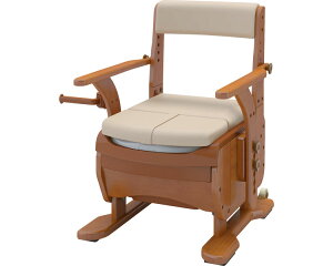 安寿 家具調トイレセレクトR ノーマルワイド 533-859 標準・快適脱臭 アロン化成 │ 介護用品 家具調 ポータブルトイレ 家具調 高齢者 トイレ関連 福祉用具 腰掛便座 介護 高齢者 ポータブルト