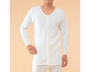 綿キルト紳士用前開き長袖 神戸生絲 │ KOBES 介護衣料 衣類 介護用品