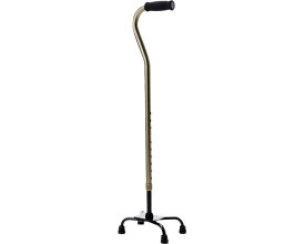 多点杖 アルミ製4点支柱杖 つや消しシルバー OT-003 マキテック │ 四点杖 支持杖 アルミ製 軽量 高齢者 歩行補助 介護用品