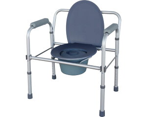 ユニトイレ・安心 ワイドタイプ TAW015-PN ユニトレンド │ ポータブルトイレ トイレ 折りたたみ式 折り畳み アルミ 災害対策グッズ 防災グッズ 排泄 高齢者 介護用品