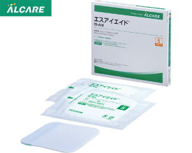 エスアイエイド 5号 10×10cm 3枚入 18762 アルケア メール便 │ 創傷面の保護 パッド シリコーン ドレッシング材 絆創膏 衛生医療 皮膚保護 介護用品 高齢者 お年寄り シニア 老人 病院 施設 看護 医療 在宅介護 少量タイプ お試しパック