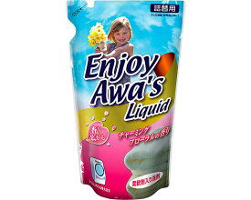 液体洗剤 エンジョイアワーズ 詰替用 800g 11327 ロケット石鹸 │ 住環境用品 消耗品 洗剤 洗濯 衣料用 衣類 洗濯洗剤 洗う 柔軟性分入り ふんわり 詰め替え用 日本製 日用品 お洗濯 石けん