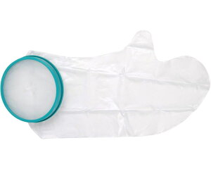 ギプス カバー 防水カバー 繰り返し使えるギプスカバー 大人腕用ショート 1枚入 2110 三恵観光 │ けが 怪我 骨折 ギプス ギブス 包帯 裂傷 やけど 防水 濡らさない 防水カバー 介護用品 入院