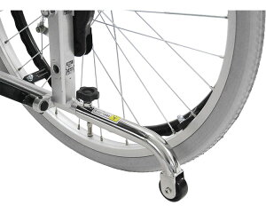 【法人限定販売】転倒防止金具(1台分) KY55790 カワムラサイクル │ 車椅子 オプション パーツ 車いす用 転倒防止対策 車イス用 高齢者 介護用品