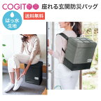 【予約商品:3〜4ヵ月後】COGIT防災 座れる玄関防災バッグ 91087 コジット │ 座れる 防災バッグ 椅子型リュック 収納チェア 収納ボックス 玄関用チェア 収納箱 イス 椅子 腰掛 防災用品 防災グッズ 災害 緊急時 持ち出し リュック 調節可能 玄関 椅子 耐荷重約100kg