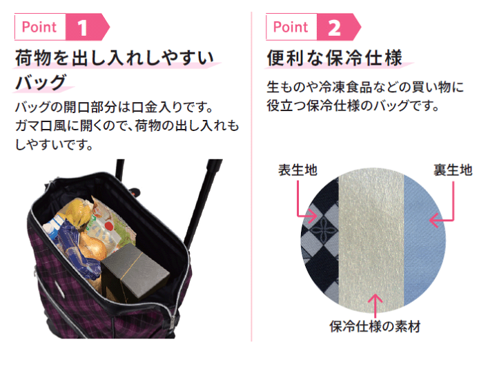 楽天市場】ショッピングカート おしゃれ 軽量 サイドカー