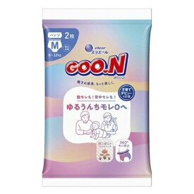 グ〜ンゆるうんちモレ0へ パンツ M 2枚×36袋入り 21001953 大王製紙 │ グーン ベビー用品 おむつ 子供 こども 股モレ 背中モレ おしっこモレ 紙おむつ 日用品 消耗品 ケース販売 まとめ買い
