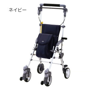 シルバーカー 軽量 おしゃれ コンパクト 折りたたみ キャリースルーンN マキテック │ シルバーカート シニアカー ショッピングカート 4輪 手押し車 高齢者 老人 介護用品 歩行補助 折り畳み