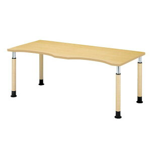 テーブル オフィス 施設 10段階昇降テーブル 変形型 キャスターなし 4R-1660Q オフィス・ラボ | 食堂テーブル 介護テーブル 介護用テーブル 老人ホーム 介護施設テーブル デイサービス ダイニ