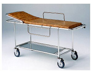 松永製作所 ストレッチャー アルミ軽量ストレッチャー(・汎用型・背上げ機構付・ダブルロックタイプ) AL-B │ 介護用品 搬送 移動 移送 病院 施設 デイサービス 法人 企業 会社 自治体 備