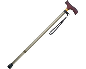 杖 伸縮式 エコノミーステッキ(伸縮・太身) 長さ73〜93cm OT-002 OT-0044 OT-104 マキテック │ ステッキ 杖 歩行補助 伸縮タイプ シンプルデザイン 高齢者 介護用品 SGマーク取得商品 お年寄り 老