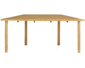 介護施設向けテーブル 台形(幅90・180×奥行82×高さ67・73cm) TS2-K18082 グローリープラン | 介護用品 テーブル ミーティングテーブル 食堂テーブル 介護用 施設用 食卓 ロビー 休憩室 食堂 福祉