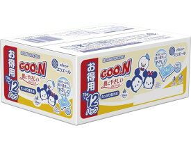 おしりふき ベビー グーン 肌にやさしいおしりふき つめかえ用 70枚×12P×5ケース（合計60個入り） 21000523 大王製紙 │ ベビー用品 介護 お尻拭き 手拭き からだふき ノンアルコール 無香料 日用品 消耗品 キッズ 赤ちゃん あかちゃん 子ども お年寄り 老人 高齢者