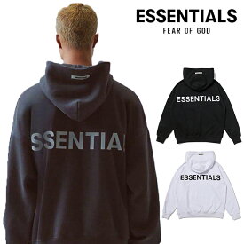 ESSENTIALS エッセンシャルズ パーカー 19SS PULLOVER HOODIE REFLECTIVE リフレクター パーカー メンズ レディース プルオーバー バックロゴ パーカー フード付き ビッグサイズ