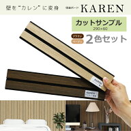 KAREN カットサンプル【 お一人様1セット限り】見本 2枚入 お試し ブラウン ベージュ 吸音ボード 寛廉(カ…