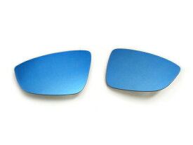 感謝祭P41倍 フォルクスワーゲン シロッコ 13C (2009~) AutoStyle ワイドビュードアミラーレンズ ブルーレンズ 左右セット ミラーヒーター対応 オートスタイル 青 006833