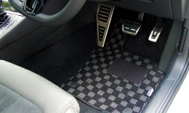 シンプルチェック柄 車内用フロアマットCOX FLOOR MATフォルクスワーゲンゴルフ7/7.5/8/8.5専用 (Golf7/Golf7.5/Golf8/Golf8.5）