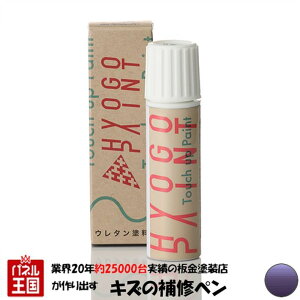 タッチアップペイント タッチペン【トヨタ アクア】パープルメタリック カラー番号【9AD】20ml 補修塗料