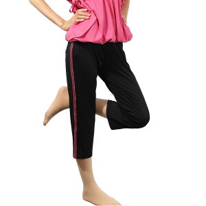 【10%OFFクーポン発行中】ヨガウェア おしゃれ レディース フィットネスウェア フィットネス トレーニング ヨガ ウェア パンツ ヨガパンツ サイドライン ジョガーパンツ 7分丈 ジャージ ス