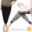 【キャッシュレス5%還元】【送料無料 ゆうパケット】レディース ヨガパンツ サルエルパンツ ヨガ ヨガウェア かわいい ホットヨガ ピラティス フィットネス ダ...