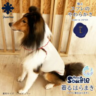 犬用腹巻き Pancia Souffle 着るはらまき Lサイズ 日本製 シルク ペット腹巻き ドッグウェア ペットウェ…