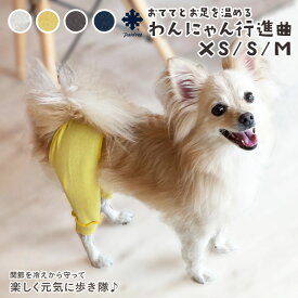 ペット用レッグウォーマー わんにゃん行進曲 シルク 柔らかい ペット用アームウォーマー 冷え防止 冷え症予防 関節 温める 保温 伸縮性 履かせやすい 犬用靴下