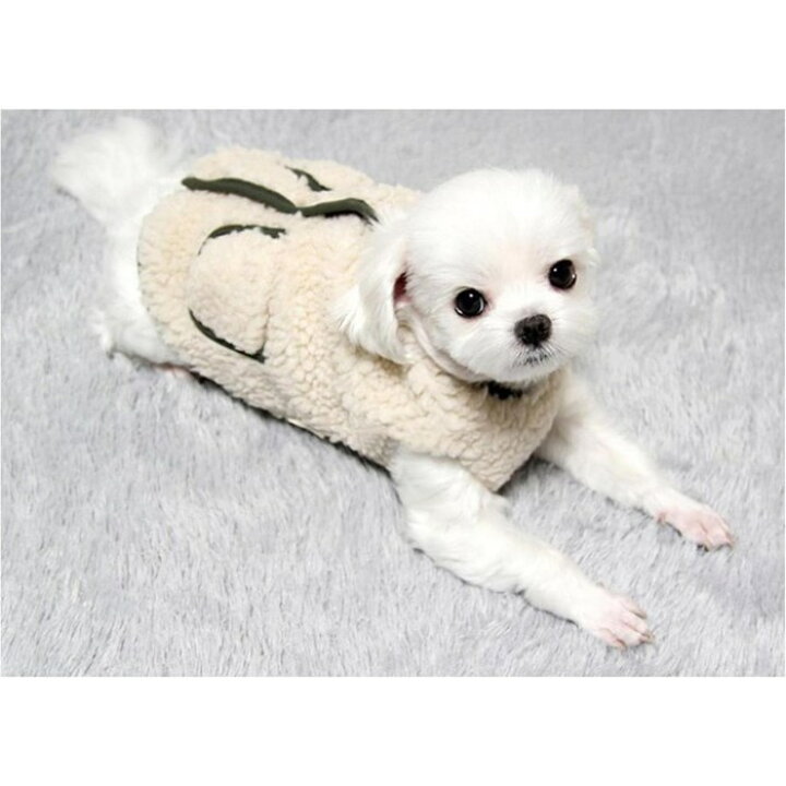 楽天市場 犬 服 秋冬 犬の服 ドッグウェア 犬服 マフラー付き リバーシブル 両面用 暖かい 防寒 もこもこ ふわふわ 可愛い 二足 小型犬 中型犬 選べる Xs S M L Xl Panni Panni