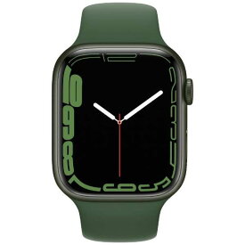 Apple Watch Series 7（GPSモデル）- 45mmグリーンアルミニウムケースとクローバースポーツバンド - レギュラー