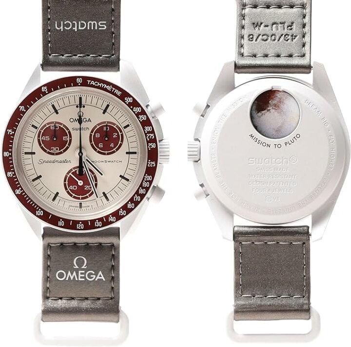 楽天市場】OMEGA × SWATCH SWATCH OMEGA MOONSWATCH Pluto 正規品 